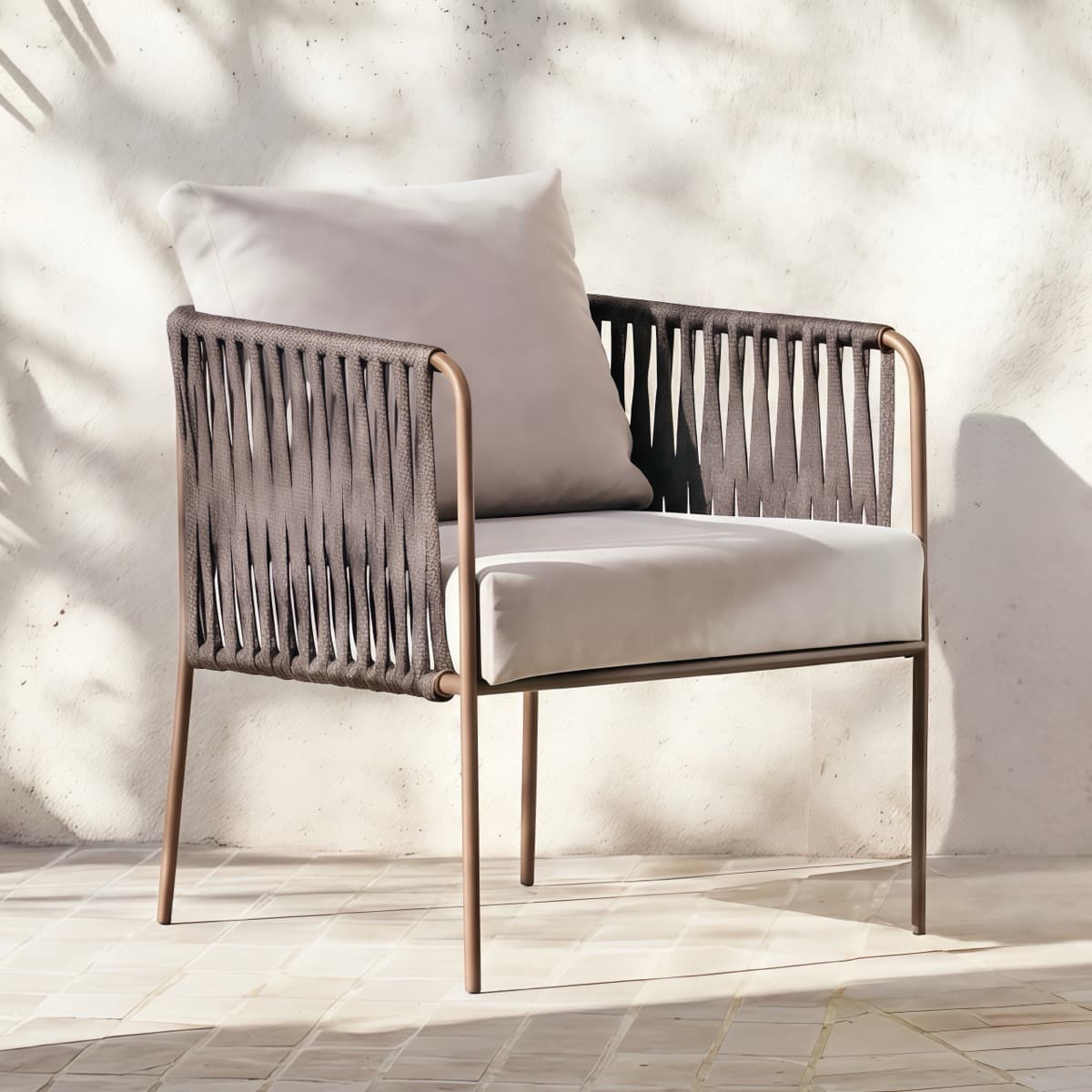 Ghế Ngoài Trời Đan Dây Bền Đẹp – NT13