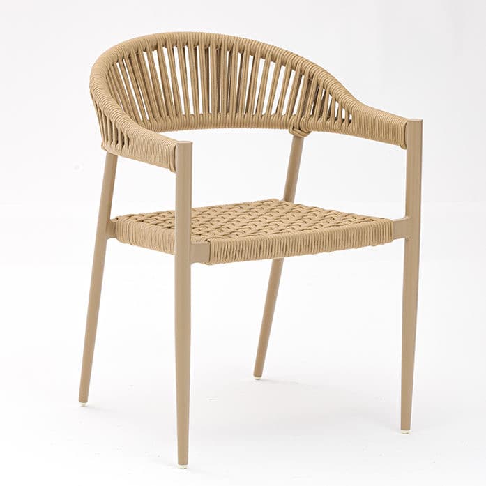 Ghế Ngoài Trời Đan Dây Khung Sắt – NT02 - ảnh 3