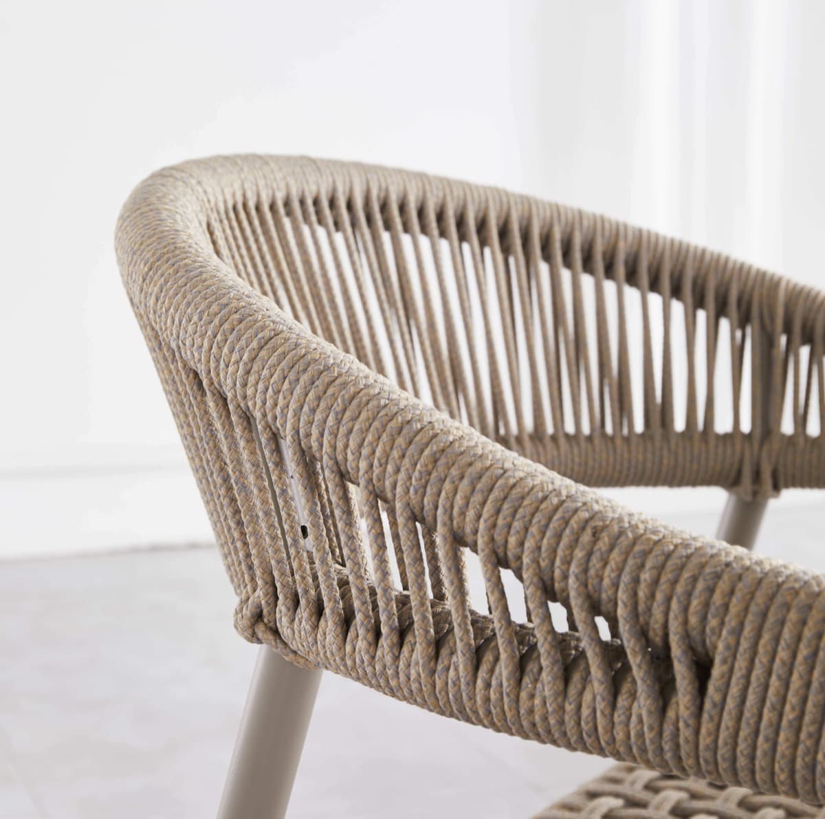 Ghế Ngoài Trời Đan Dây Khung Sắt – NT02 - ảnh 5