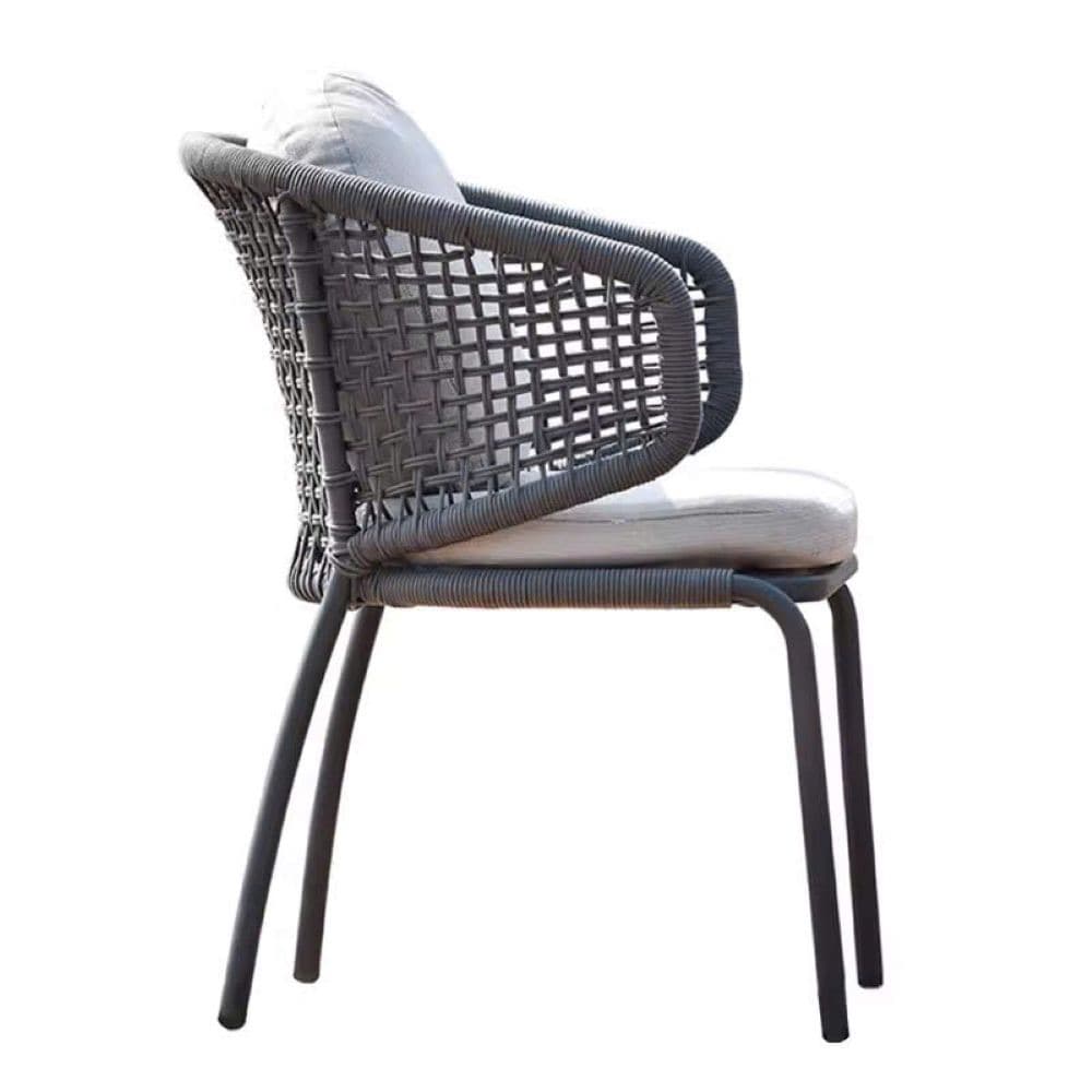 Ghế Ngoài Trời Tựa Lưng Đan Dây – NT15 - ảnh 3