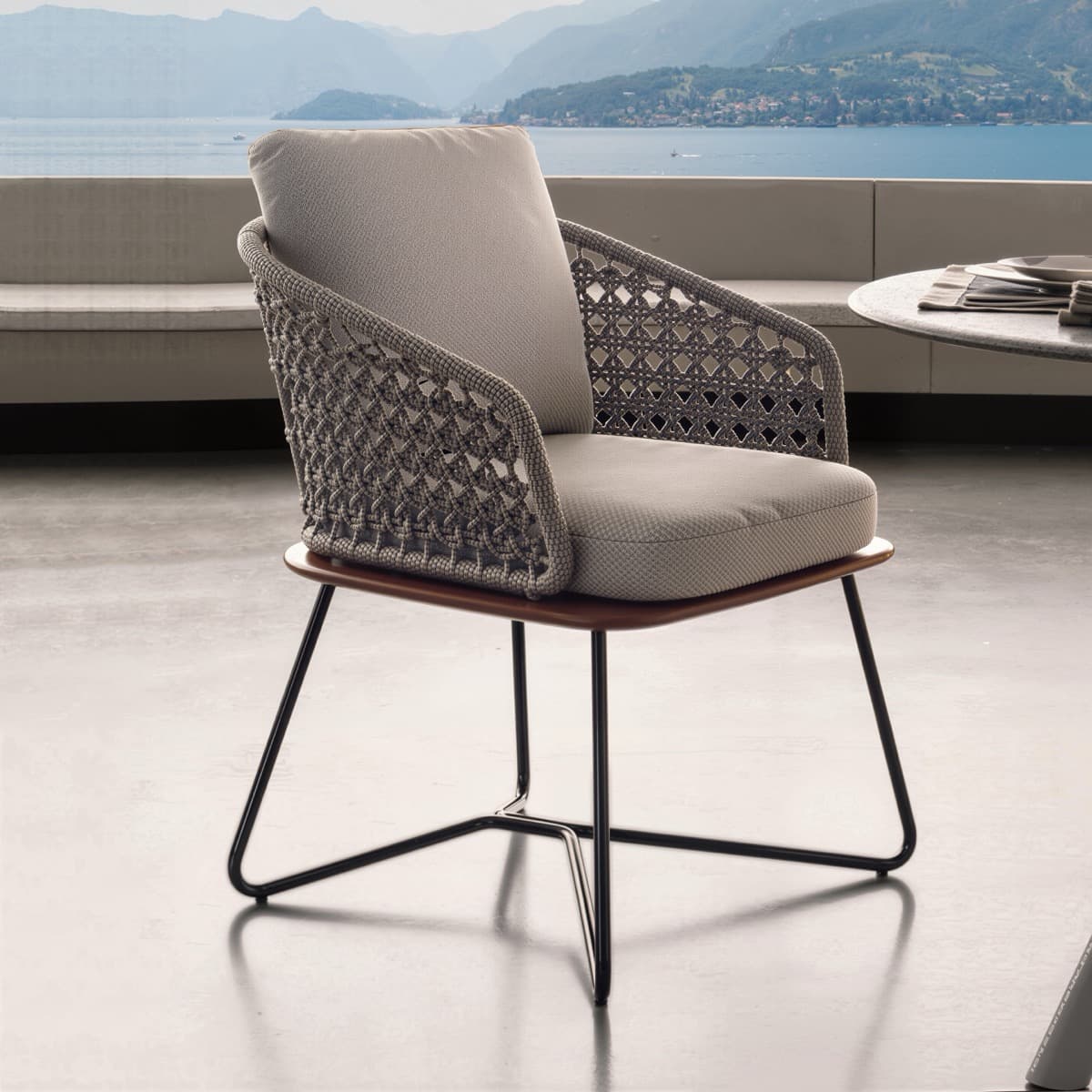 Ghế Sắt Ngoài Trời Đan Dây – NT10 - ảnh 3