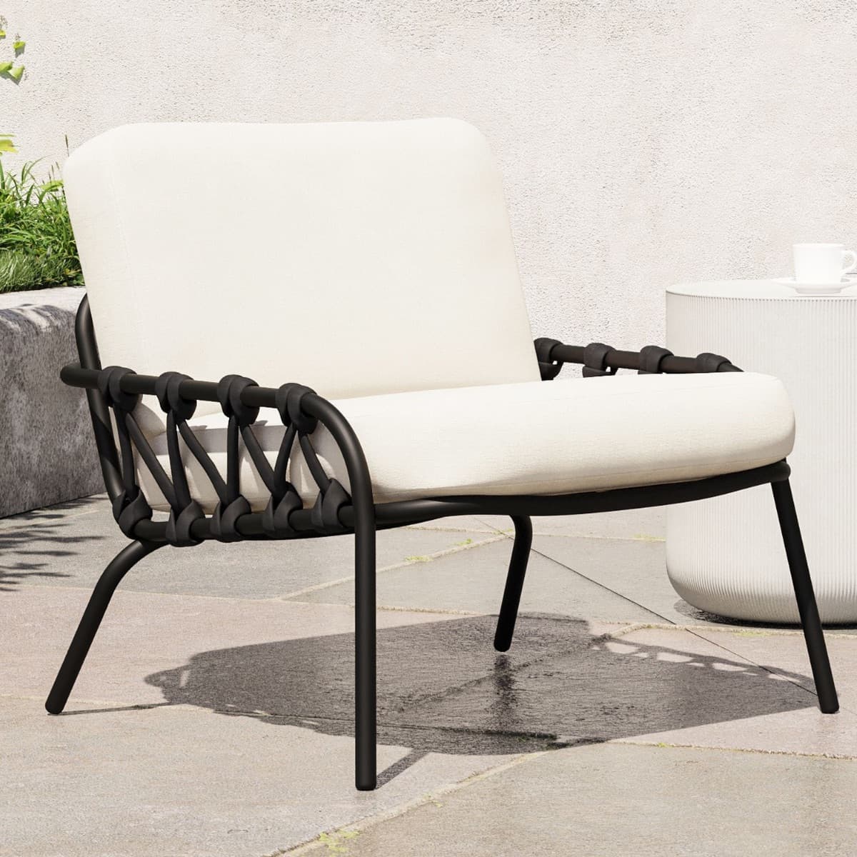 Ghế Sofa Đan Dây Khung Sắt – SF04