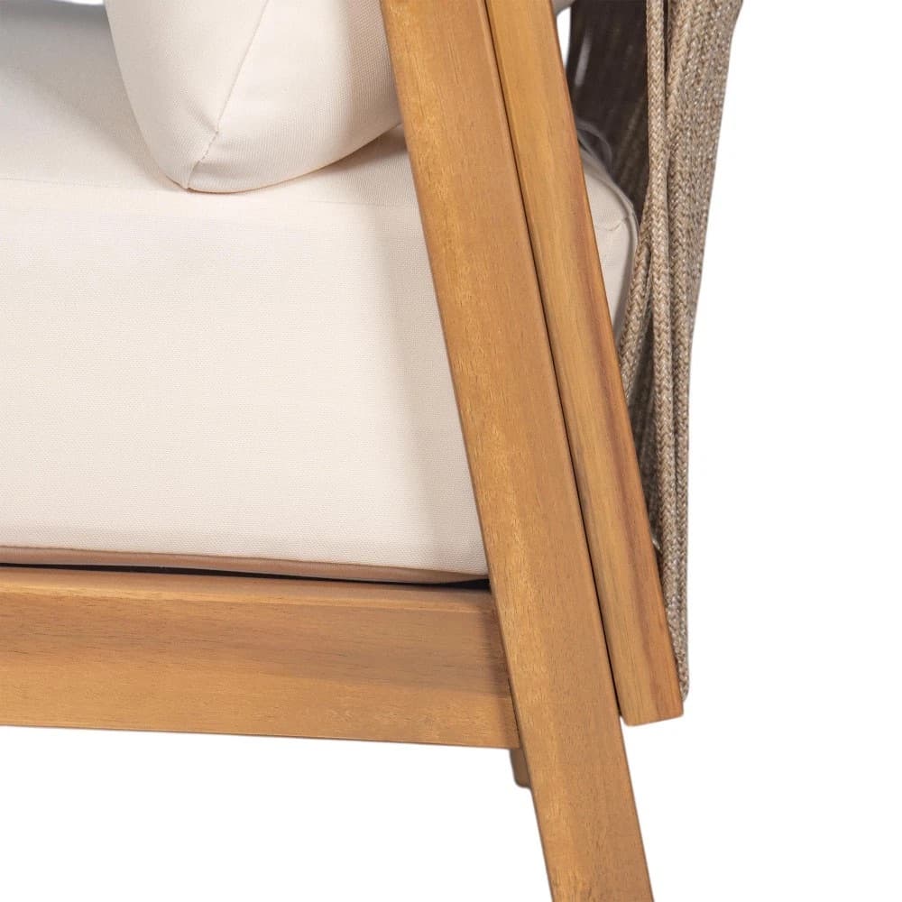 Ghế Sofa Ngoài Trời Khung Gỗ – SF11 - ảnh 6