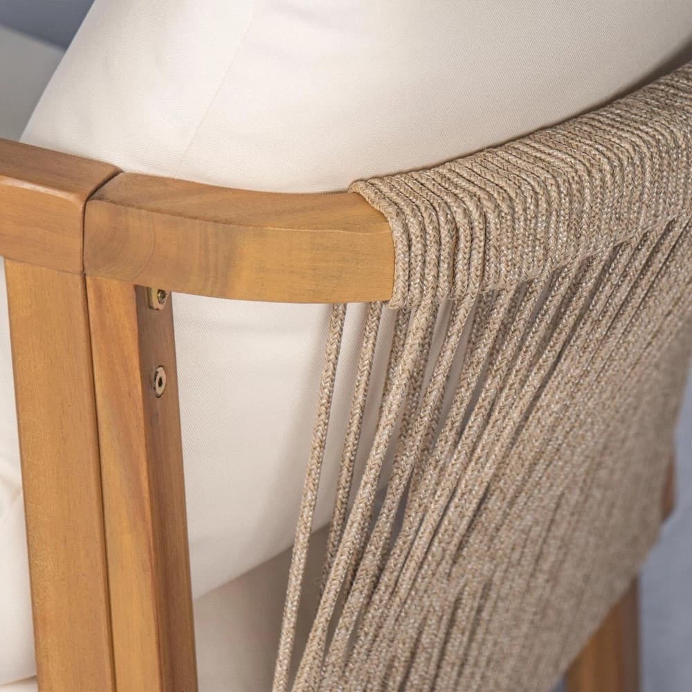 Ghế Sofa Ngoài Trời Khung Gỗ – SF11 - ảnh 7