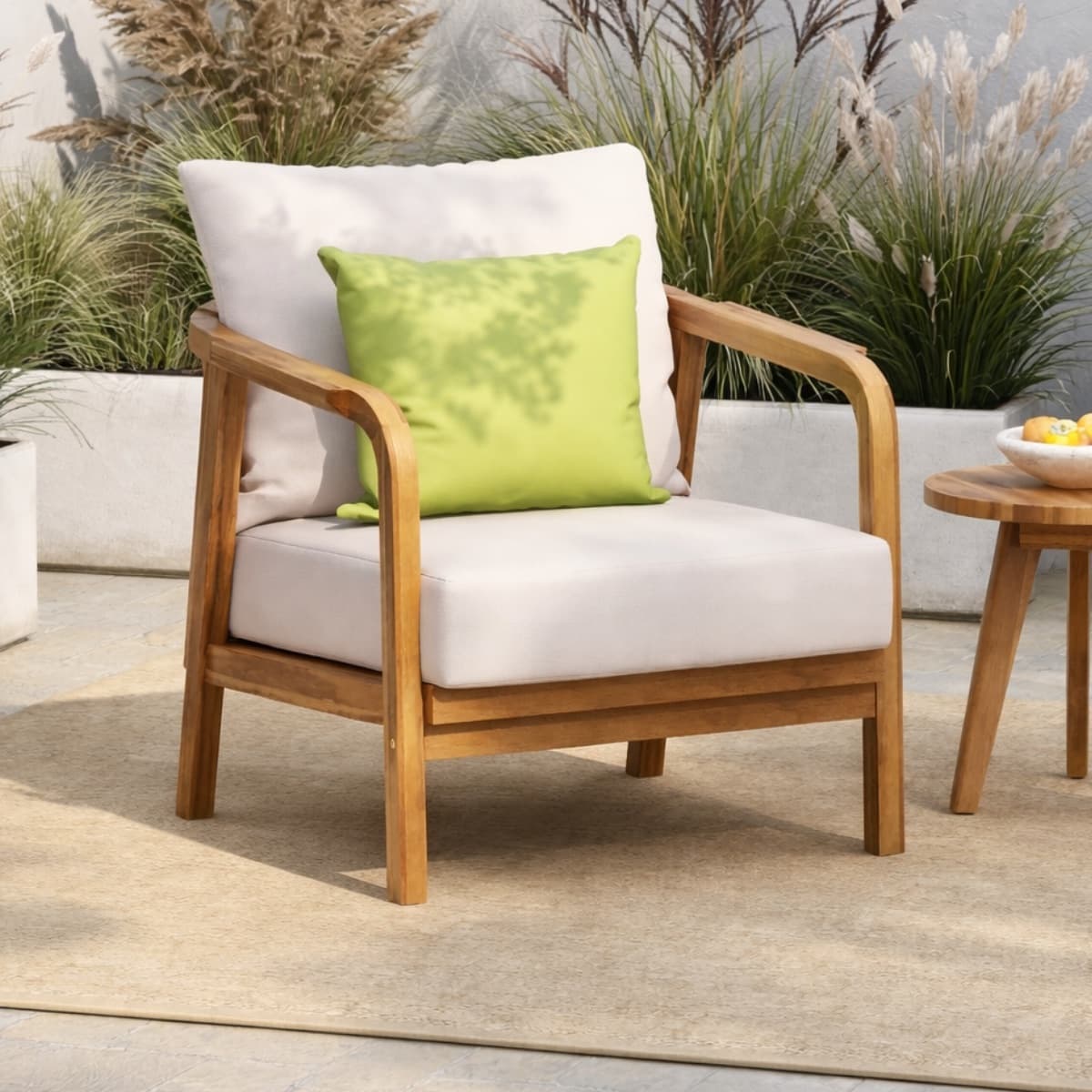 Ghế Sofa Ngoài Trời Khung Gỗ – SF11