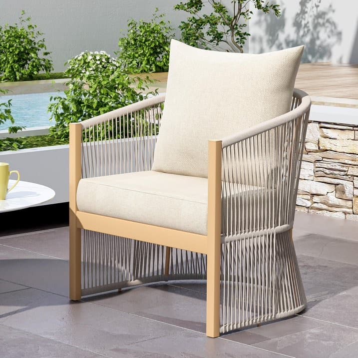 Ghế Sofa Ngoài Trời Khung Sắt Đẹp SF18 - ảnh 5