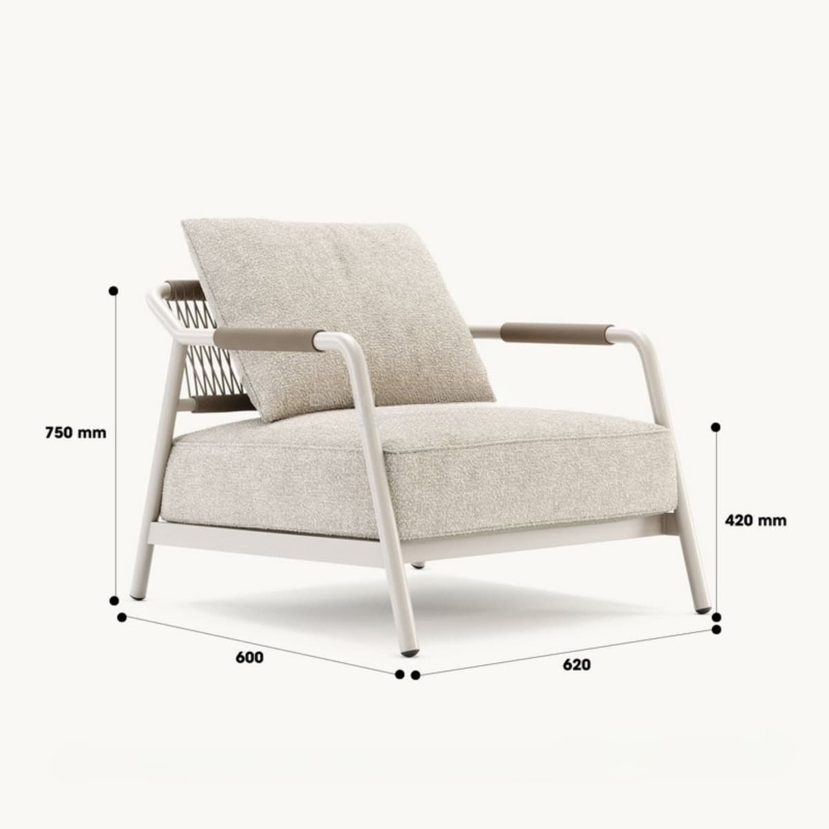 Ghế Sofa Thư Giãn Đan Dây SF13 - ảnh 7