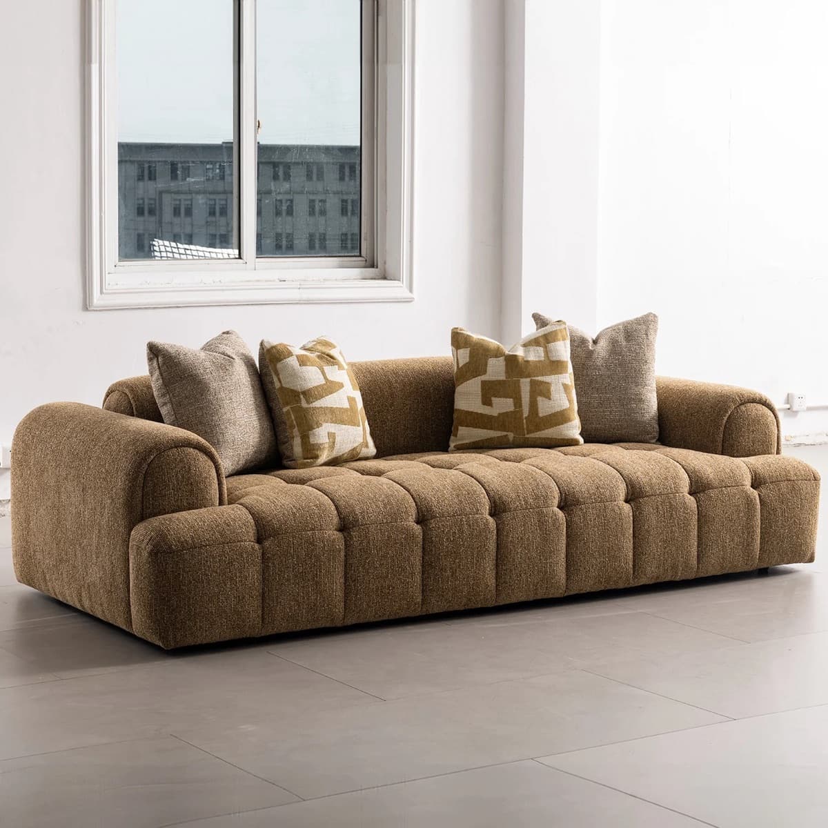 Sofa Băng Bọc Vải GS21