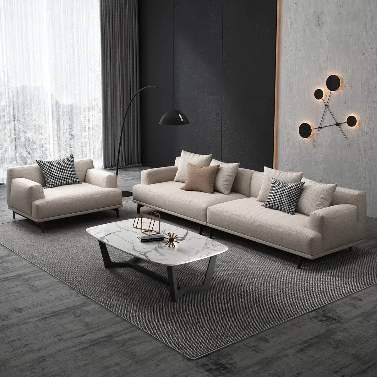 Sofa Băng Sang Trọng Cao Cấp GS03 - ảnh 2