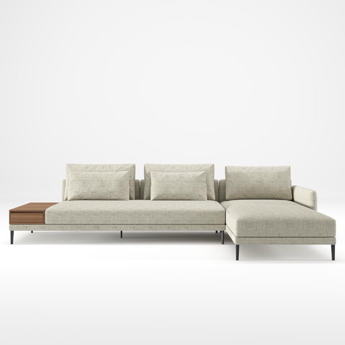 Sofa Chân Gỗ Sang Trọng GS50 - ảnh 3