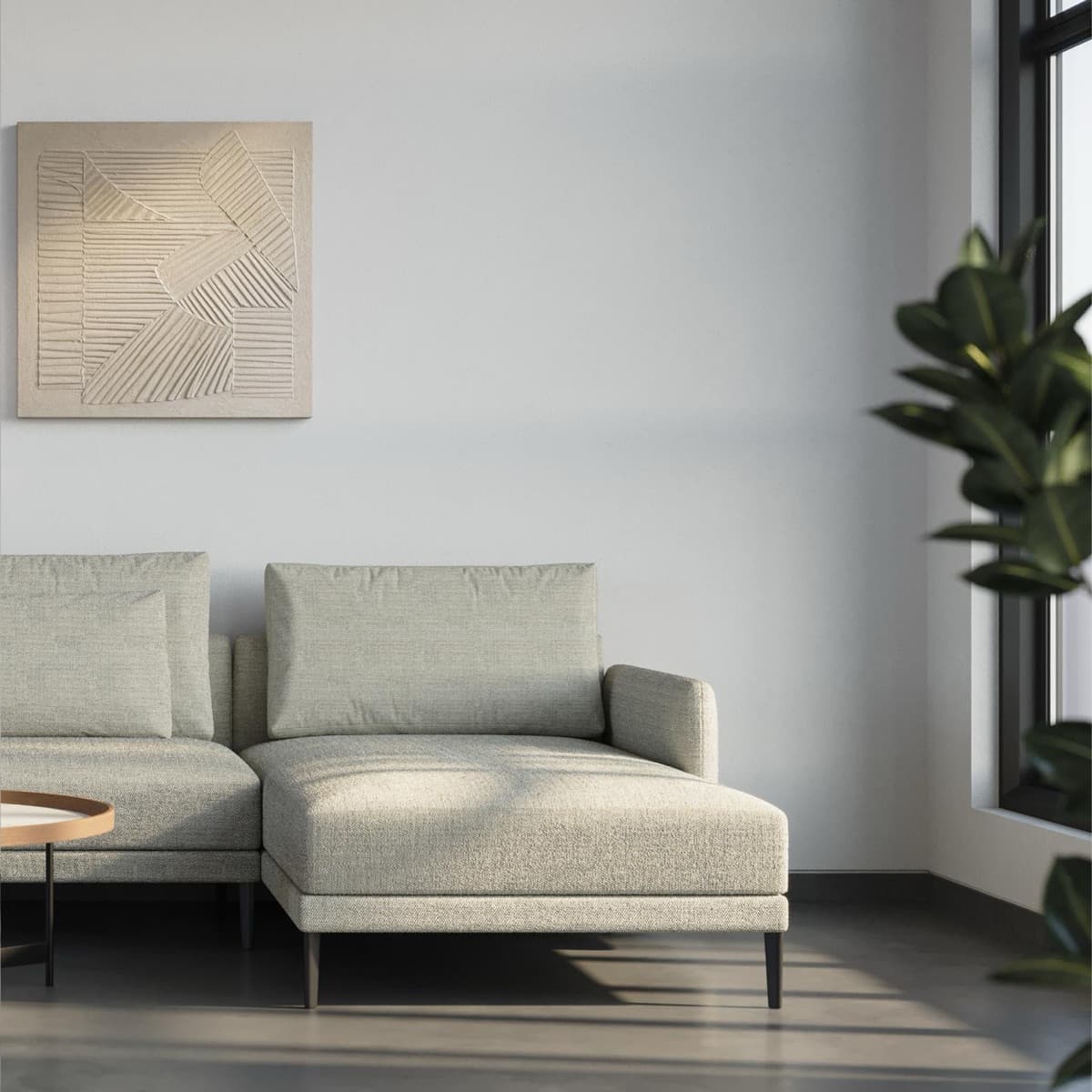 Sofa Chân Gỗ Sang Trọng GS50 - ảnh 6