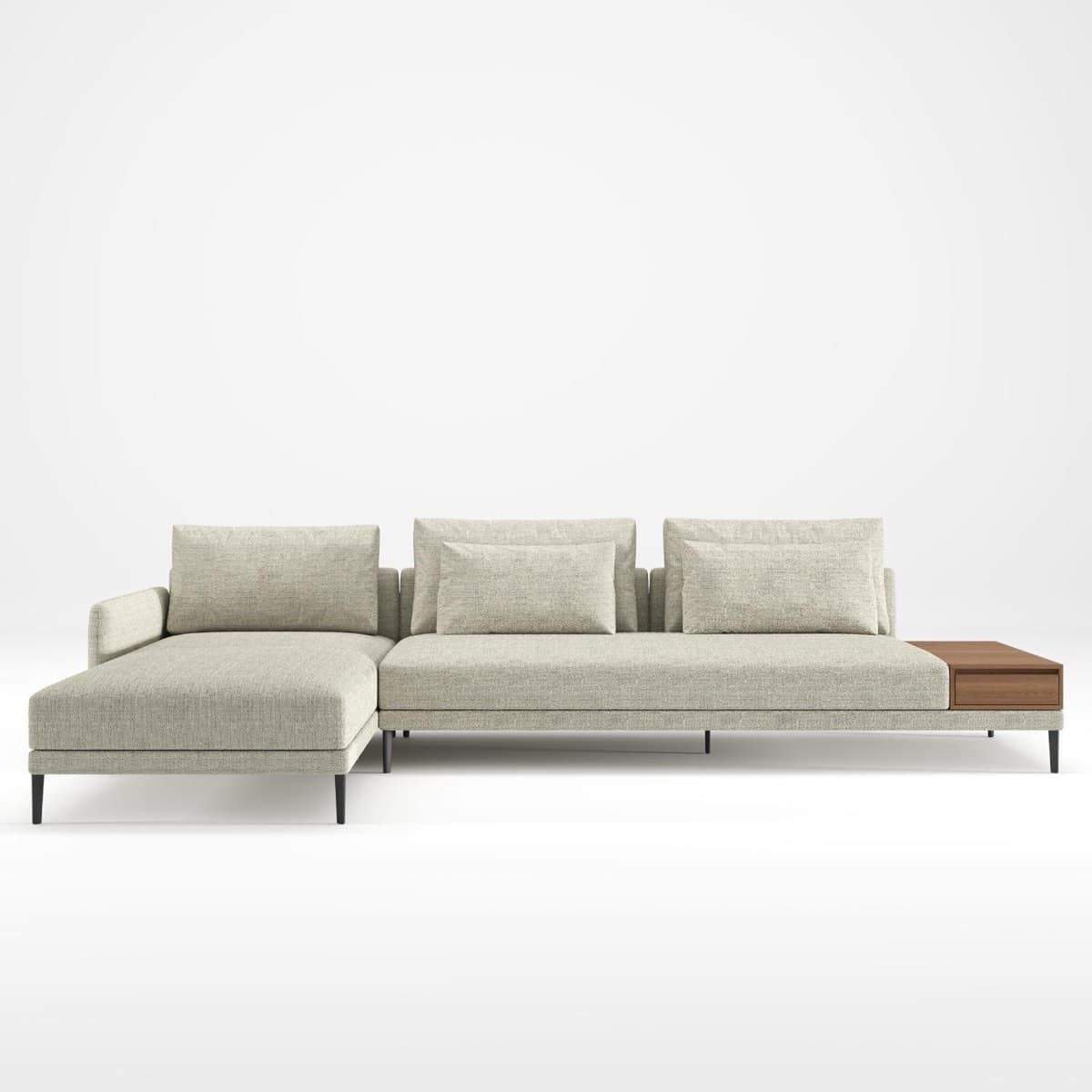 Sofa Chân Gỗ Sang Trọng GS50