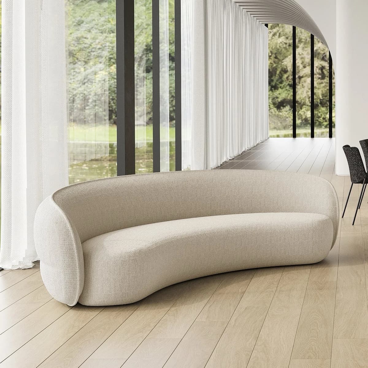 Sofa Cong Hiện Đại Sang Trọng GS24