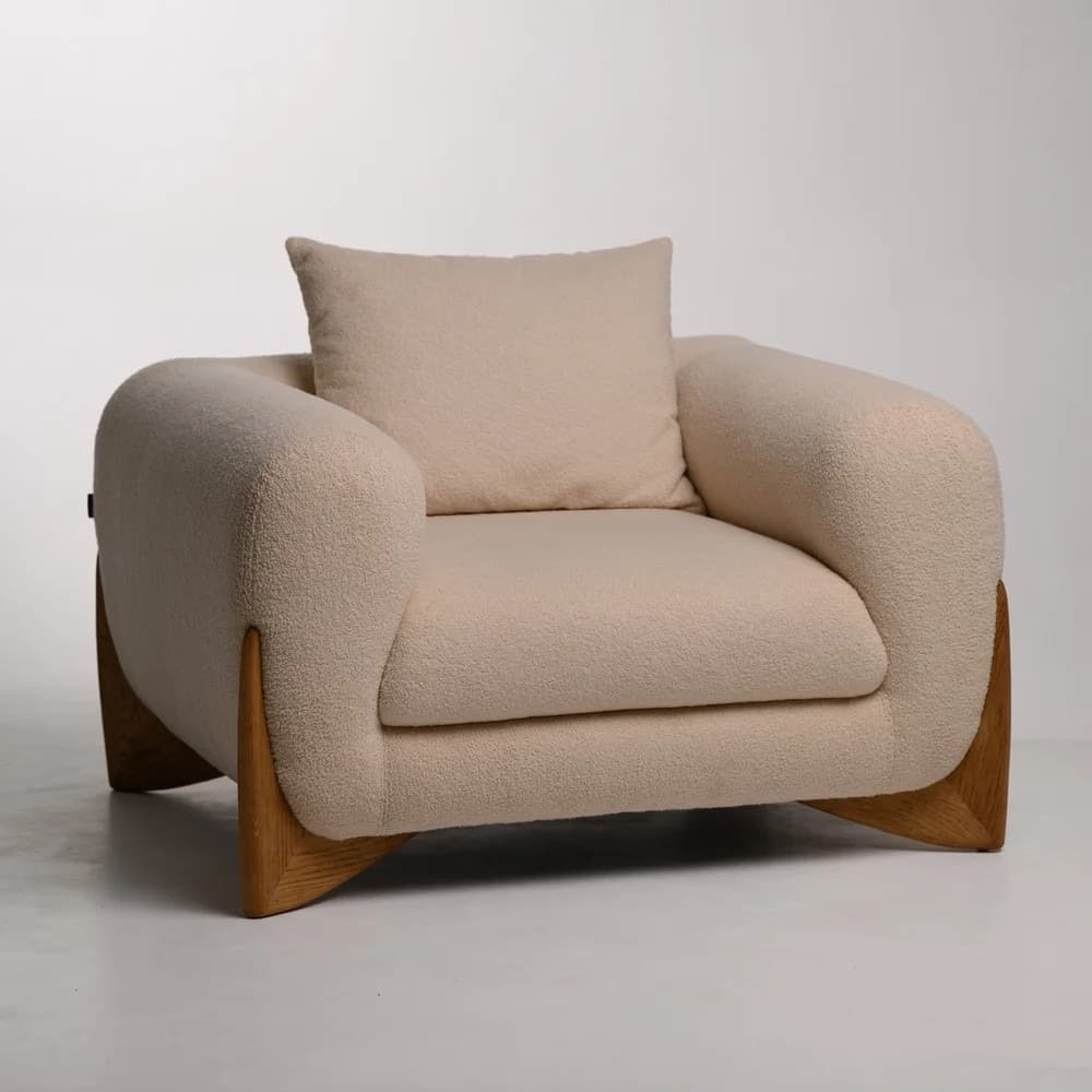 Sofa Đơn Chân Gỗ Hiện Đại GS10