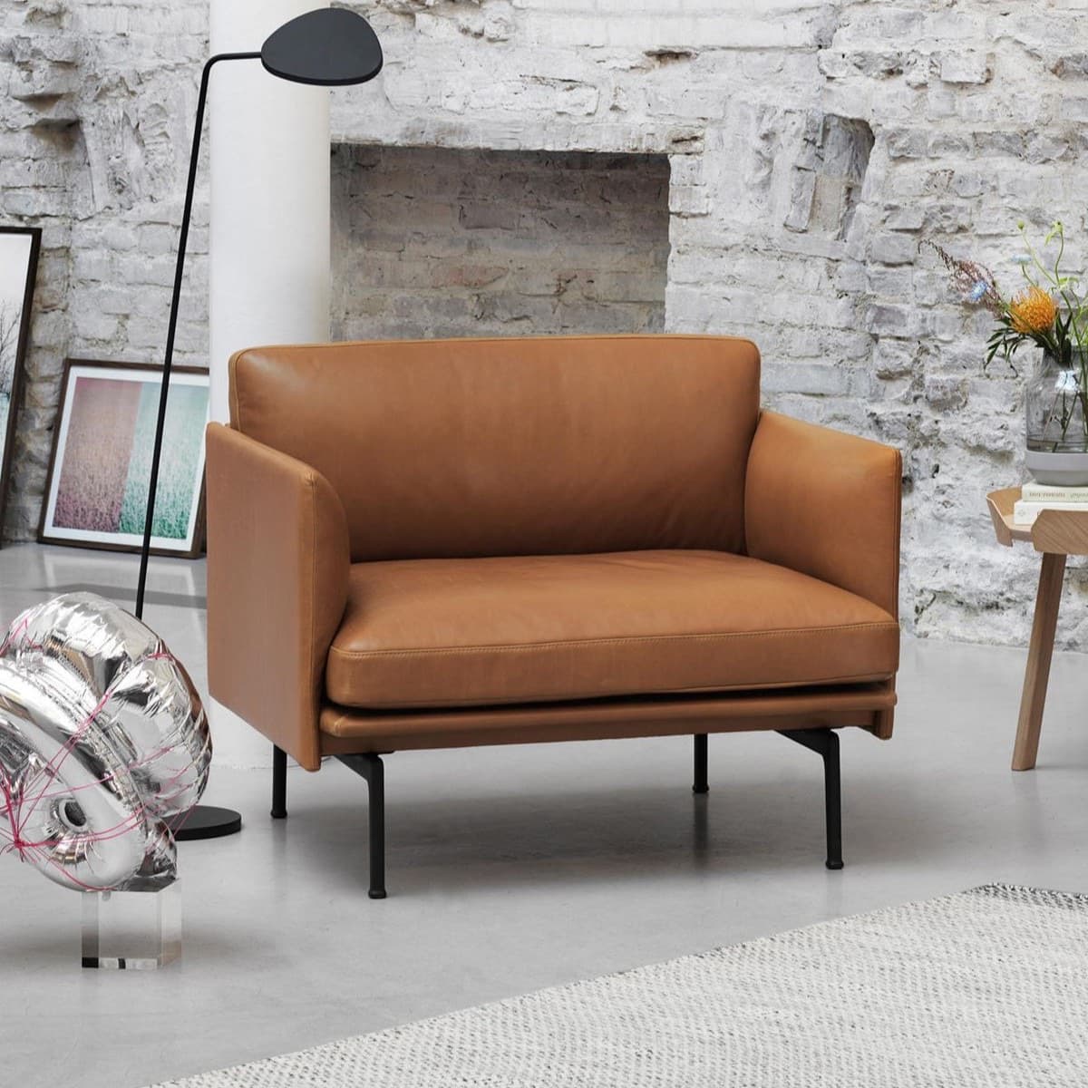 Sofa Đơn Chân Sắt Đẹp GS41