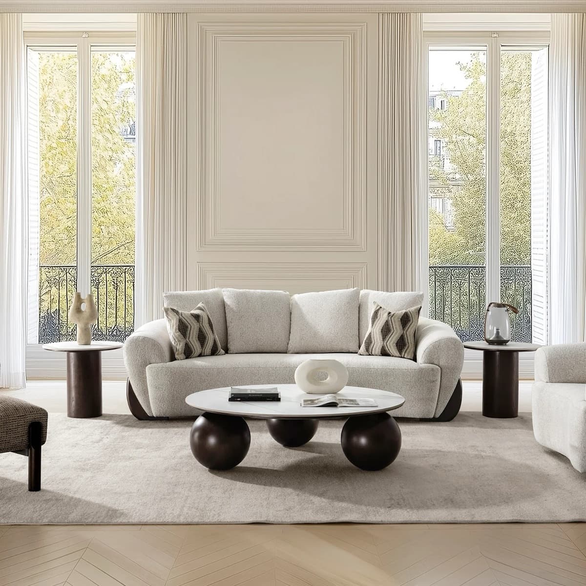 Sofa Gỗ Tự Nhiên Bọc Nệm Đẹp GS15 - ảnh 3