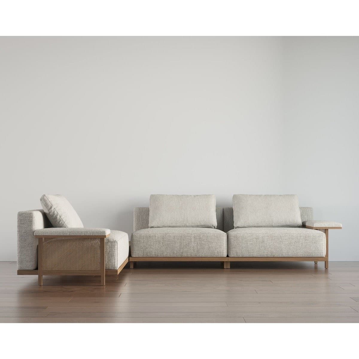 Sofa Góc L Khung Gỗ GS48 - ảnh 3