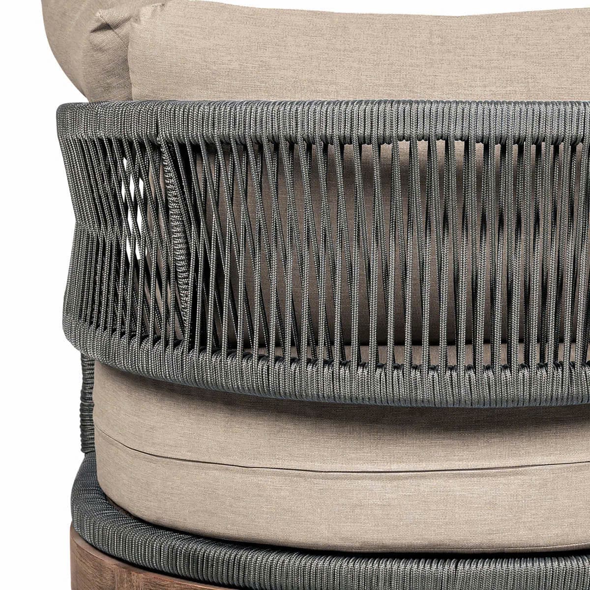 Sofa Ngoài Trời Đan Dây Giá Tốt – SF07 - ảnh 9