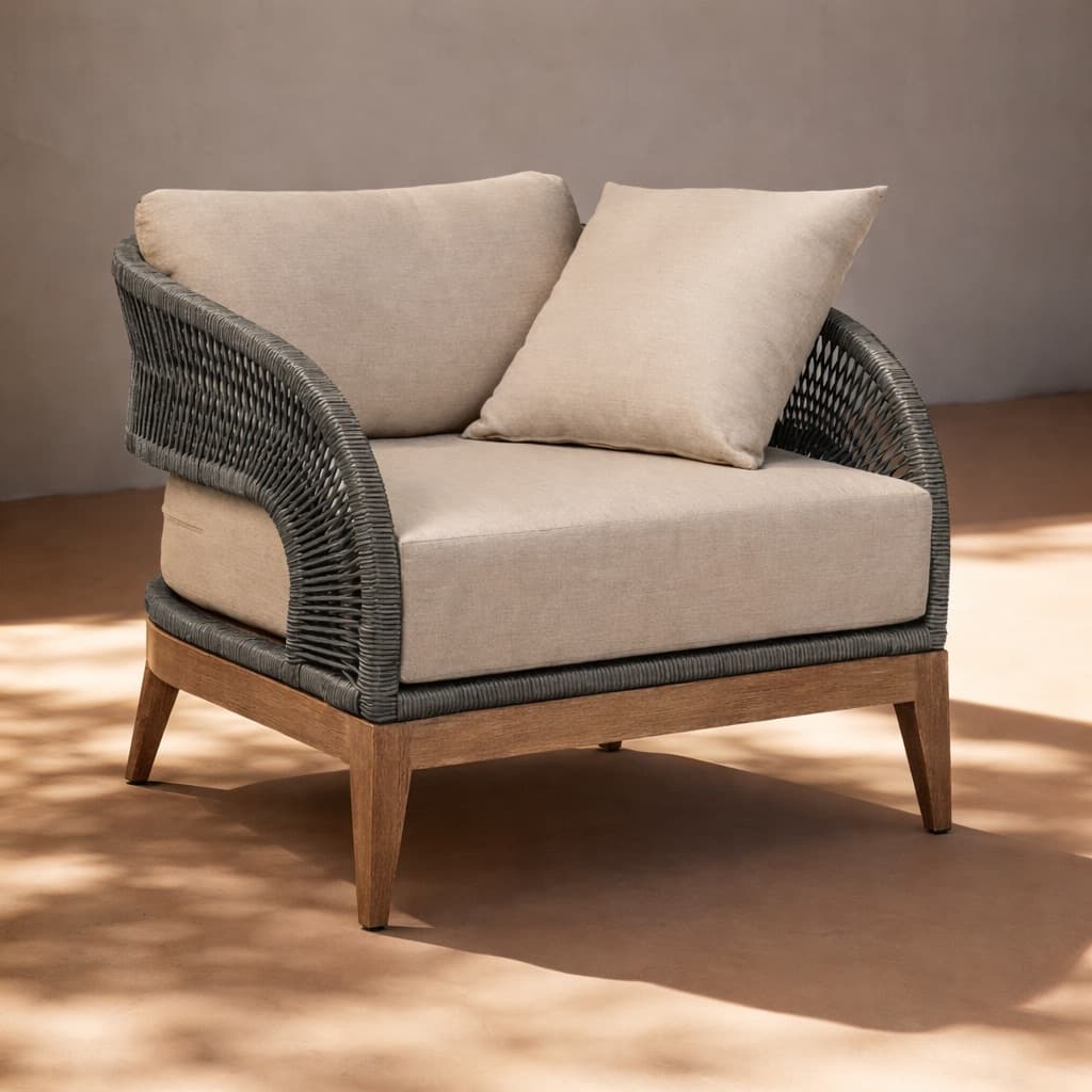 Sofa Ngoài Trời Đan Dây Giá Tốt – SF07