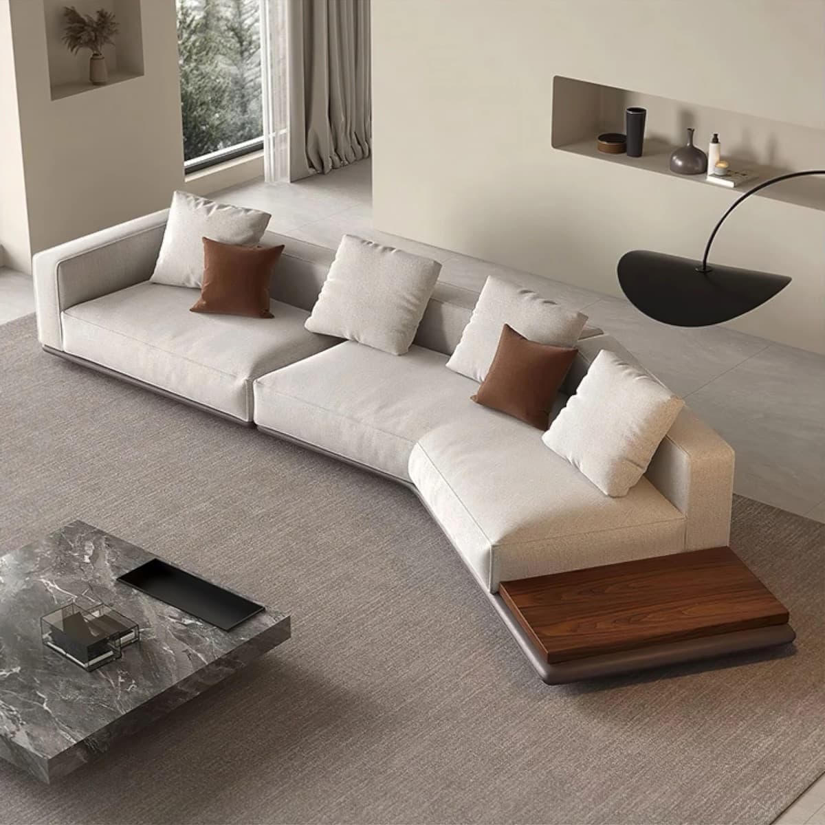 Sofa Phòng Khách Hiện Đại Sang Trọng GF07 - ảnh 4