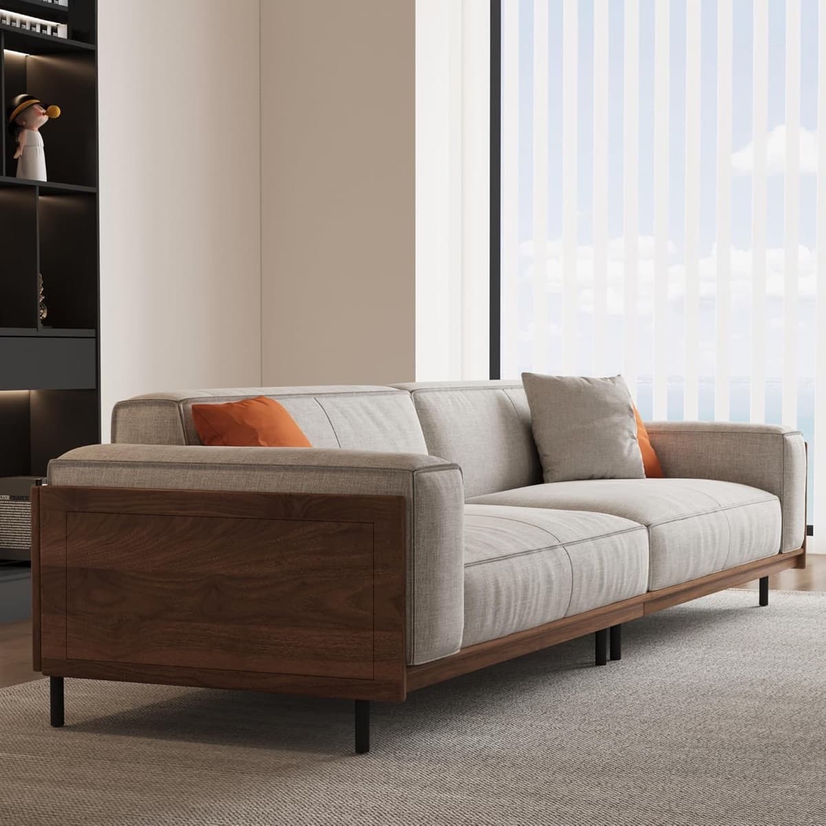 Sofa Phòng Khách Khung Gỗ Tự Nhiên SF60 - ảnh 4