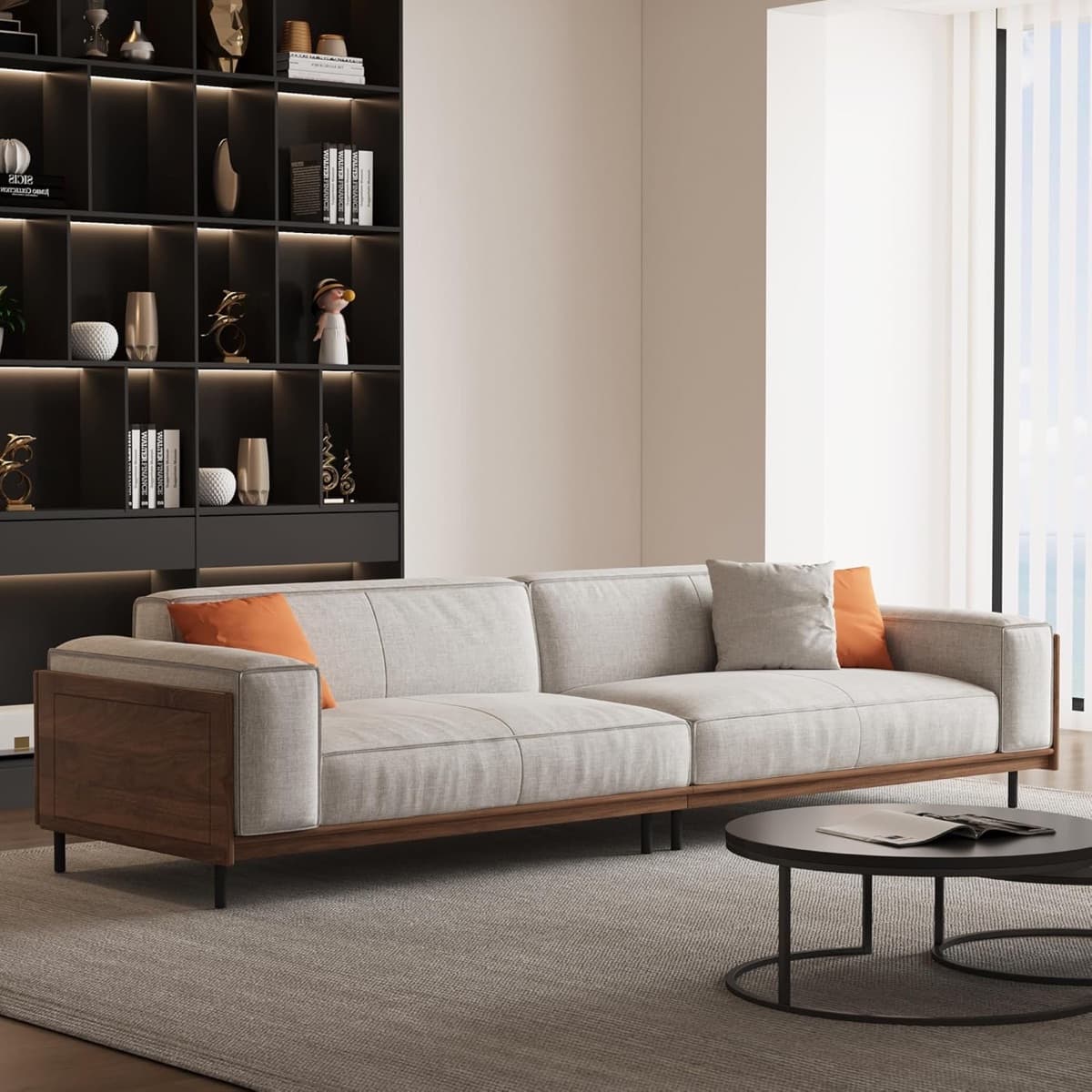 Sofa Phòng Khách Khung Gỗ Tự Nhiên SF60