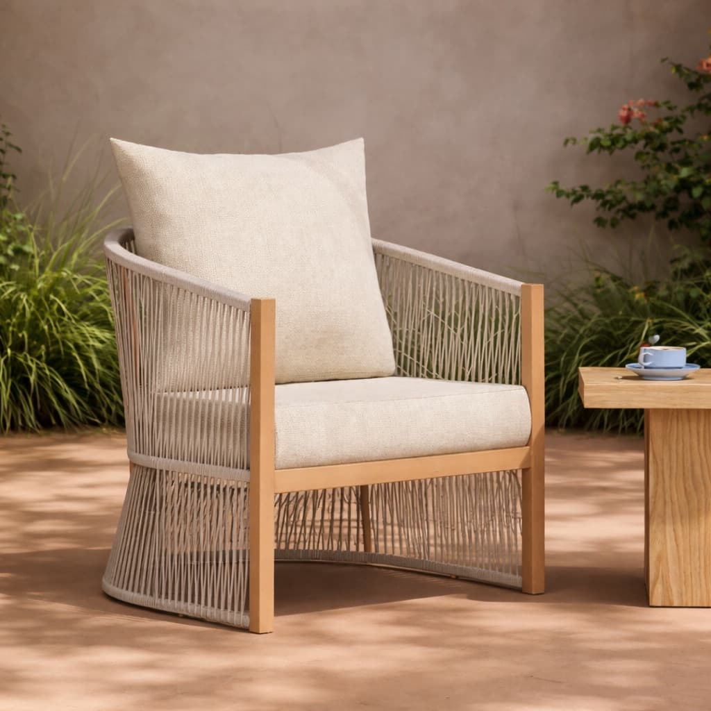Ghế Sofa Ngoài Trời Khung Sắt Đẹp SF18
